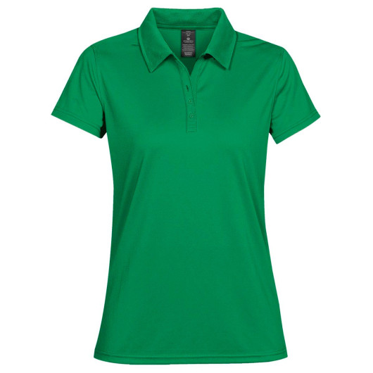 Womens Eclipse Pique Polos Evergreen